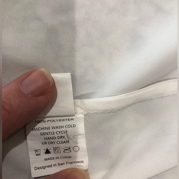 White Full Length Lace Trimmed Robe with Sash Size Small Lingerie Coverup - Picture 8 of 11